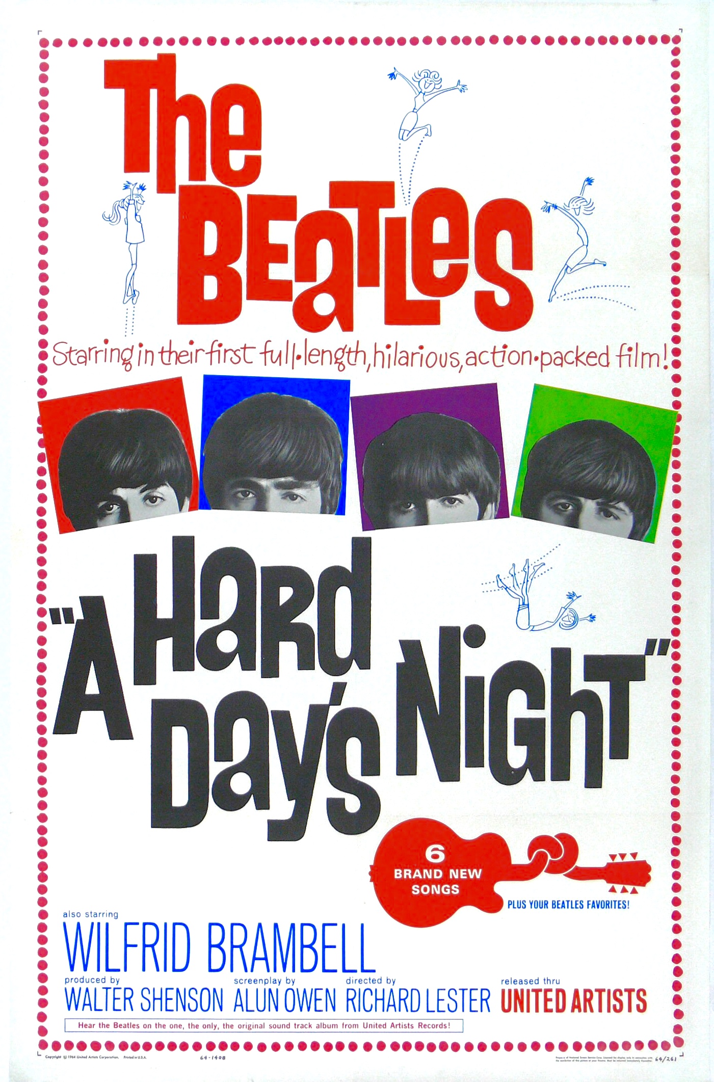 A Hard Day's Night Movie Poster